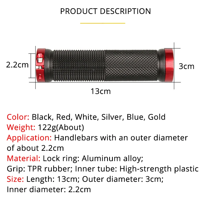 MTB Bicycle Handlebar Grip Rub - Commuter Bike Lock review and price
