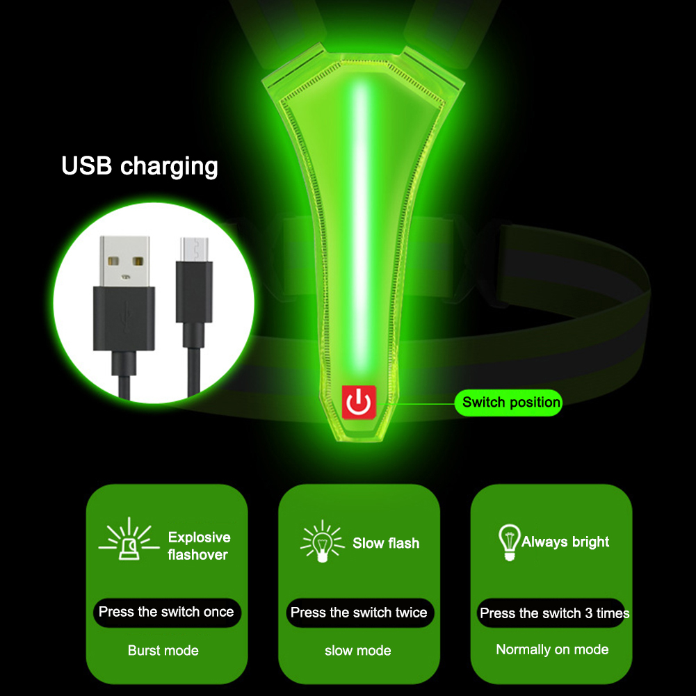 LED Running Vest USB Rechargea - Reflective Vest Cycling review and price