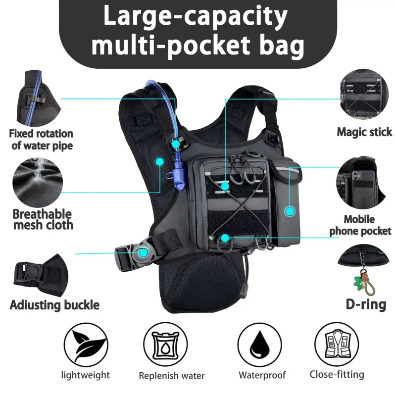 ​High-Quality Tactical Vest Ch - Reflective Vest Cycling review and price