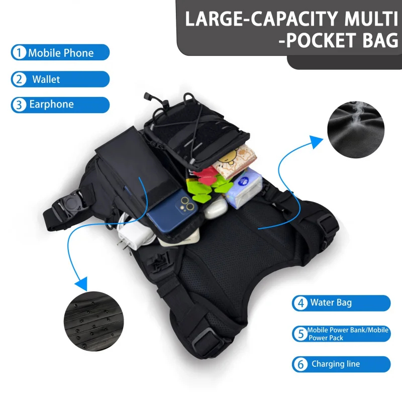 ​High-Quality Tactical Vest Ch - Reflective Vest Cycling review and price