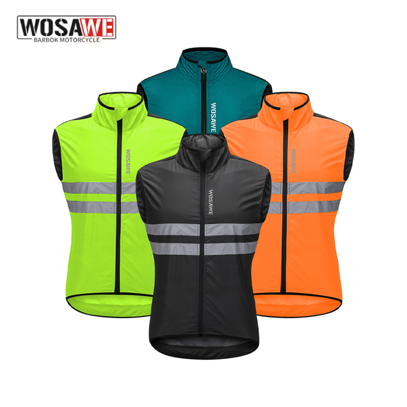 WOSAWE Men Cycling Windbreaker - Reflective Vest Cycling review and price
