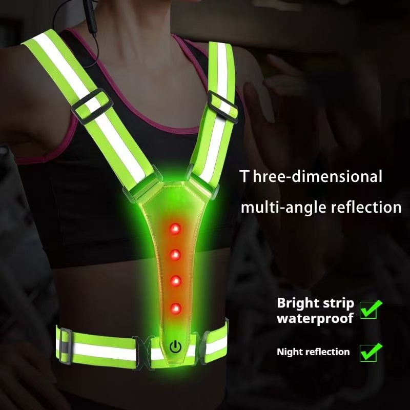 LED Running Vest Reflective Gl - Reflective Vest Cycling review and price