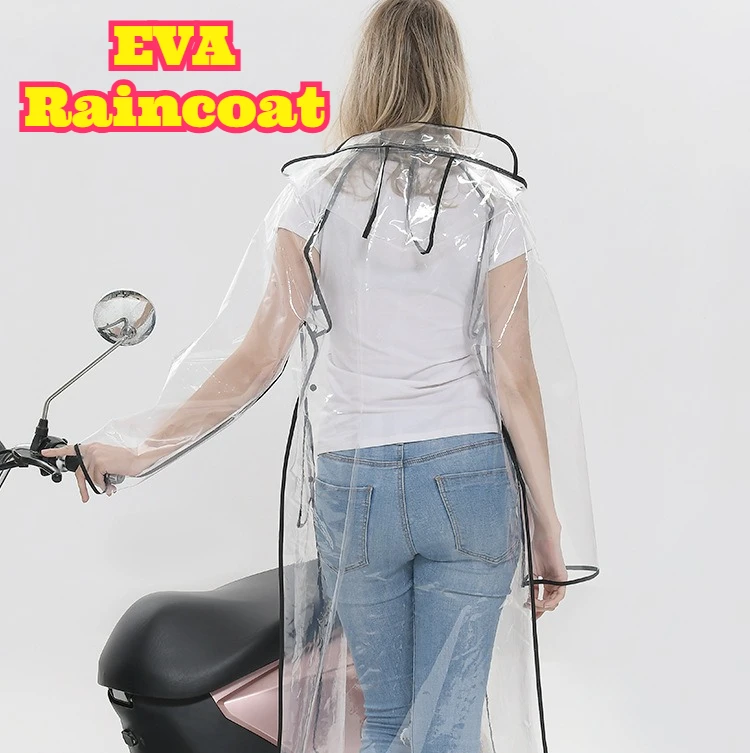 Transparent EVA Belted Long Ra - Waterproof Cycling Commute review and price
