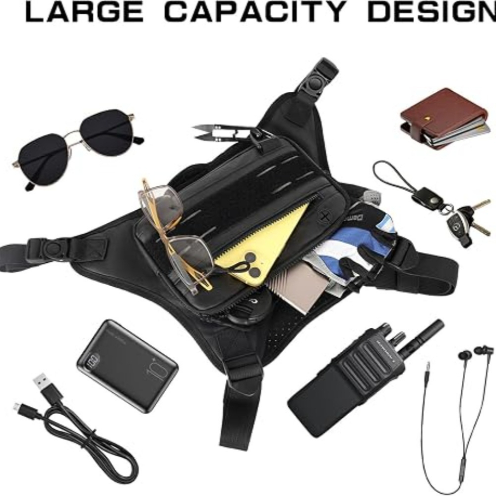 Tactical Front Chest Rig Bag V - Reflective Vest Cycling review and price
