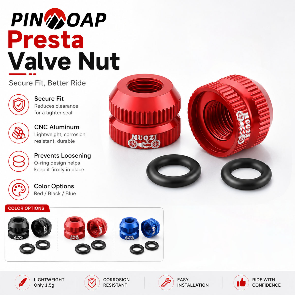 PINMOAP 2PCS Bicycle Presta Va - Commuter Bike Lock review and price